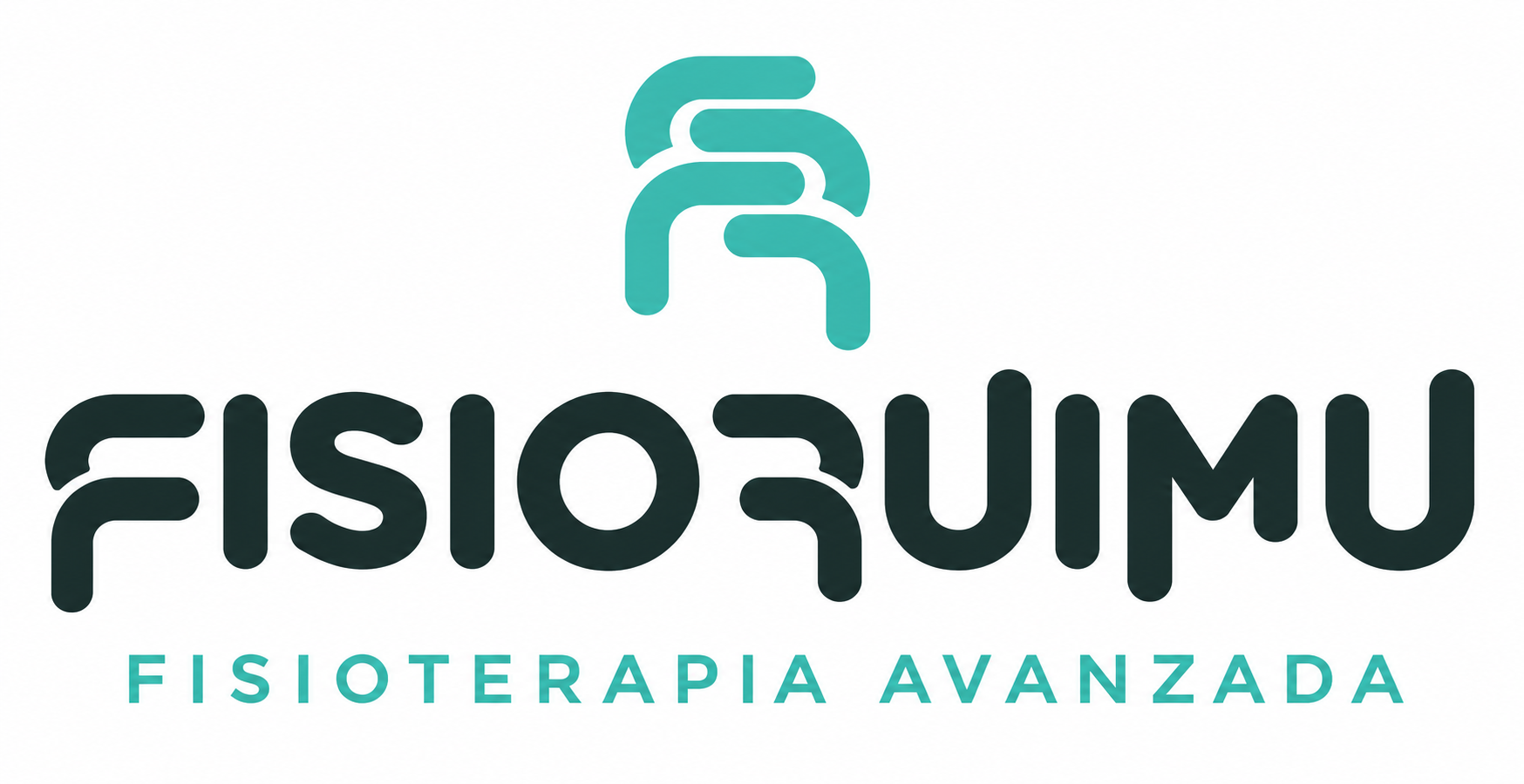 Logotipo moderno de fisioterapia avanzada